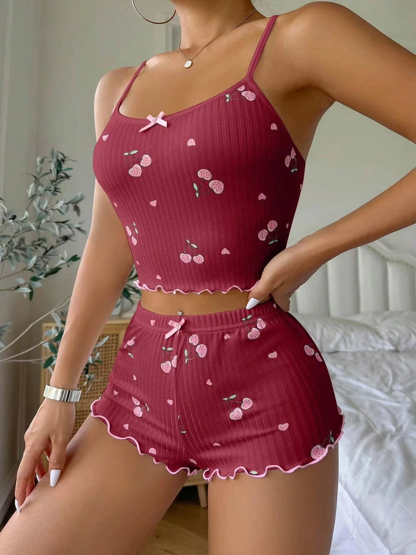 Piżama Cherry Bliss