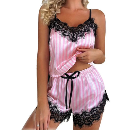 Piżama Satin Rosé