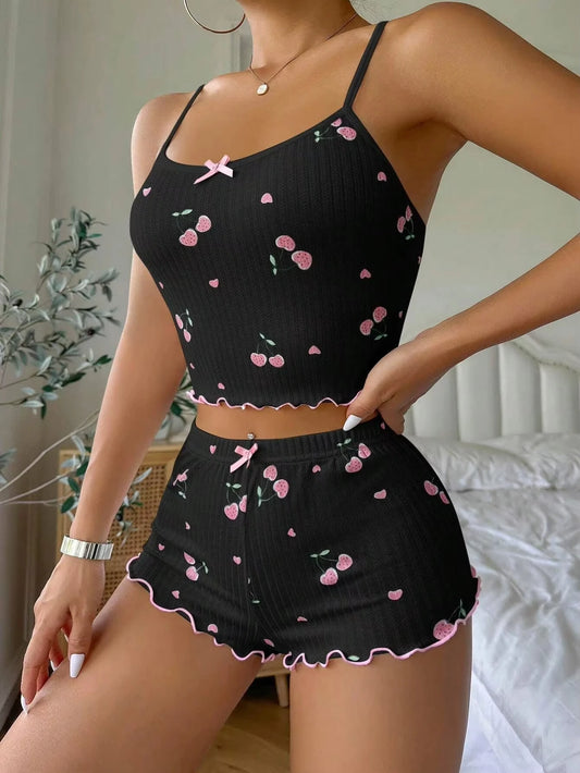 Piżama Cherry Bliss